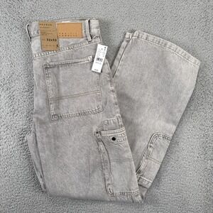 Pacsun Dylan Baggy Jeans‎ Mens 32x32 Gray Cargo NEW NWT